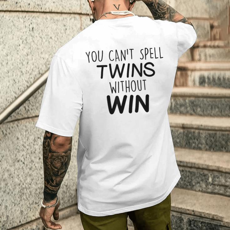Cadeau Pour Jumeaux Etœurs Jumeaux Etœurs T-shirt imprimé au dos Cadeaux pour lui