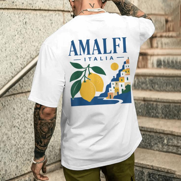 Graphismeouvenir De La Côte Rétro D'amalfi Italia En Forme De Citron T-shirt imprimé au dos Cadeaux pour lui