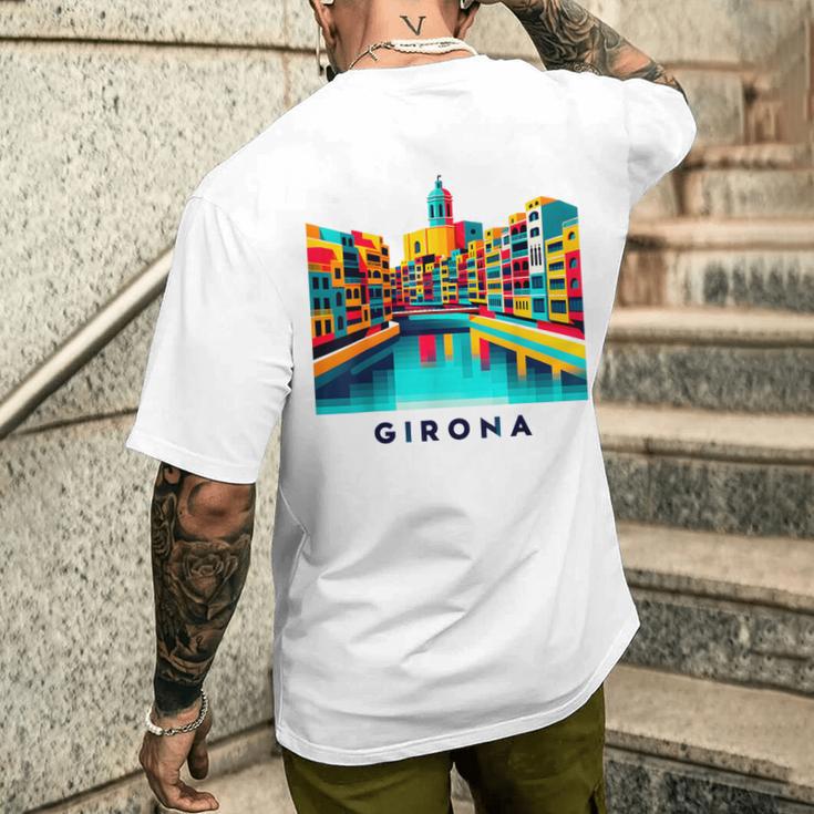 Jeuis Amoureux De Gérone T-shirt imprimé au dos Cadeaux pour lui