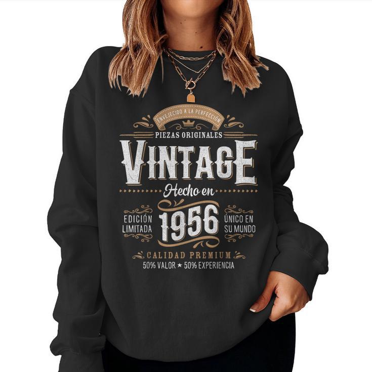 70º Cumpleaños Regalo 70 Años Hombre Intage 1956 Sudadera Mujer