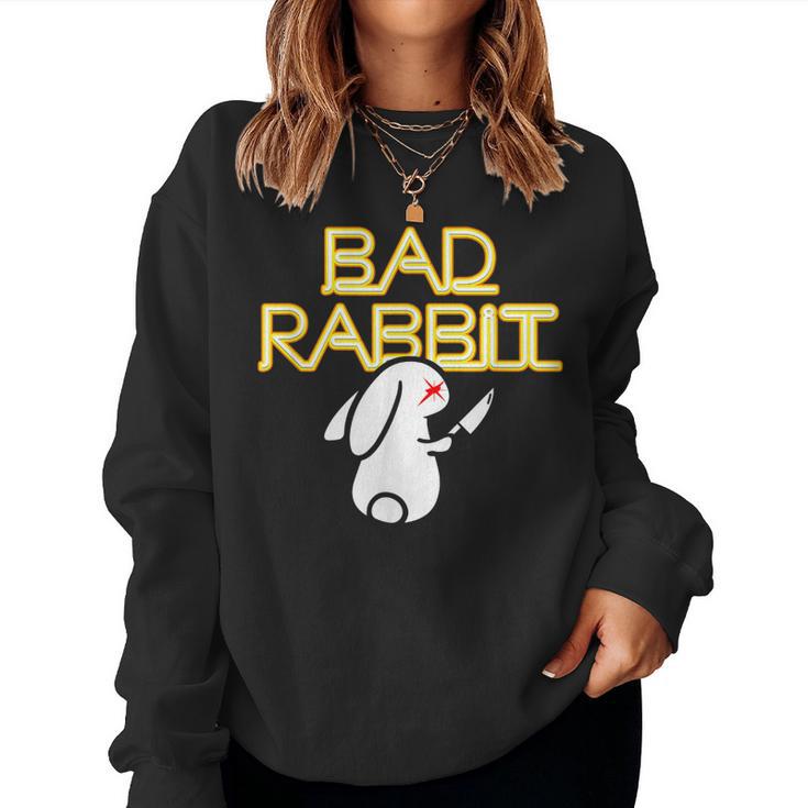 Bad Rabbit Bunny Avec Couteau Hater Sweat-shirt pour femme