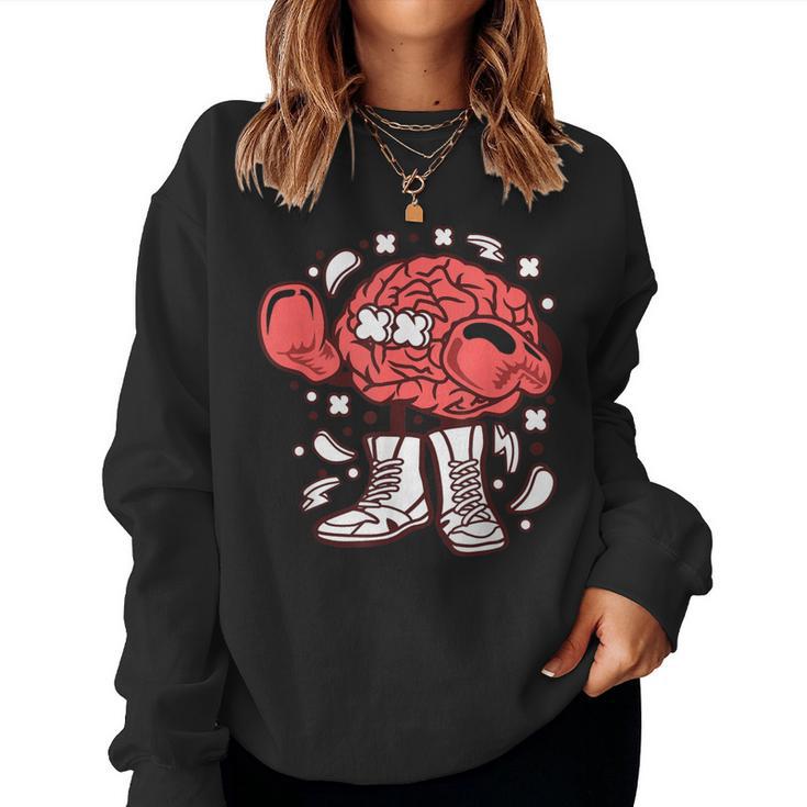 Divertente Boxertampa Grafica Con Cervello Regalo Per Uomini Donne Bambini Papà Mamma Women Sweatshirt