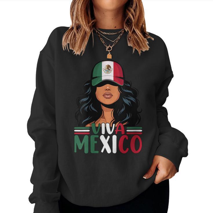 Iva Mexico Drapeau Mexicain Pour Sweat-shirt pour femme