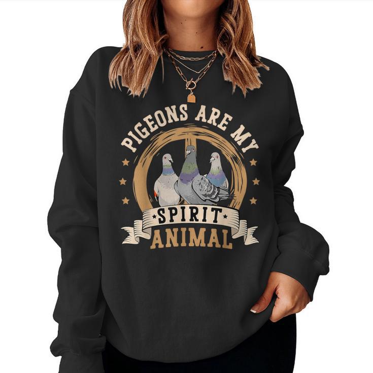 Las Palomason Mi Espíritu Animal Regalos Para Una Paloma Fanciers Sudadera Mujer