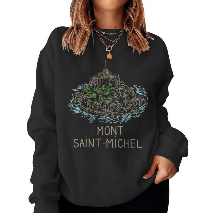 Saint Michel Francia Dibujado A Mano Regalo Hombres Es Sudadera Mujer