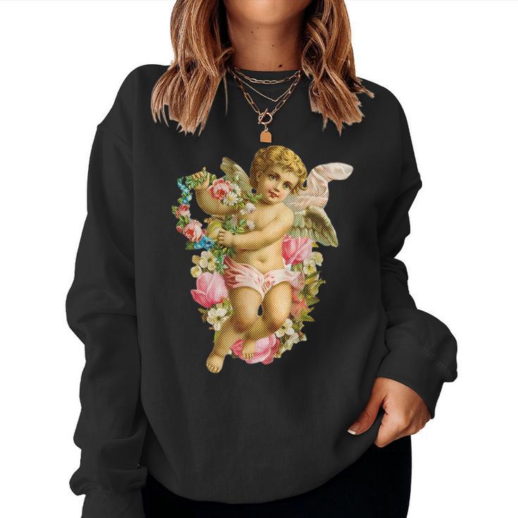 Swea Pour Homme Et Motif Ange Sweat-shirt pour femme