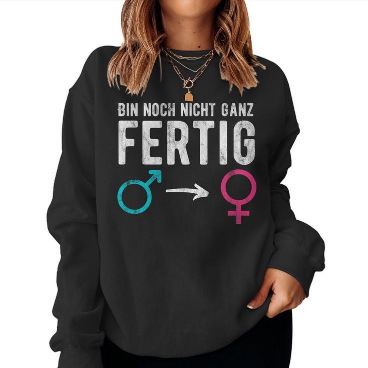 男性から女性へのトランスジェンダーlgbt レディーススウェットシャツ