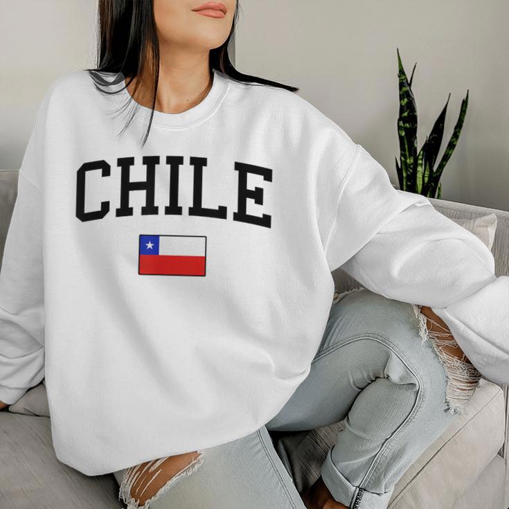 Bandera De Chile Hombres Es Niños Chile Sudadera Mujer Regalos para ella