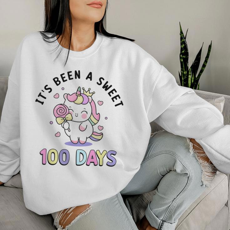 It's Been Aweet 100 Days Ofchool コスチューム ガールズ ユニコーン レディーススウェットシャツ 彼女への贈り物