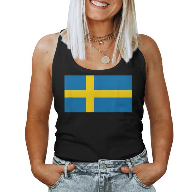 Bandera Deueciaverige Flaggaueca Hombre Camiseta sin mangas para mujer