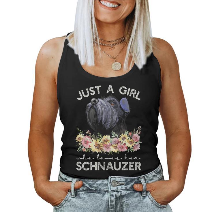 Chnauzer Regala A Una Chica Que Amauchnauzer In Mangas Camiseta sin mangas para mujer