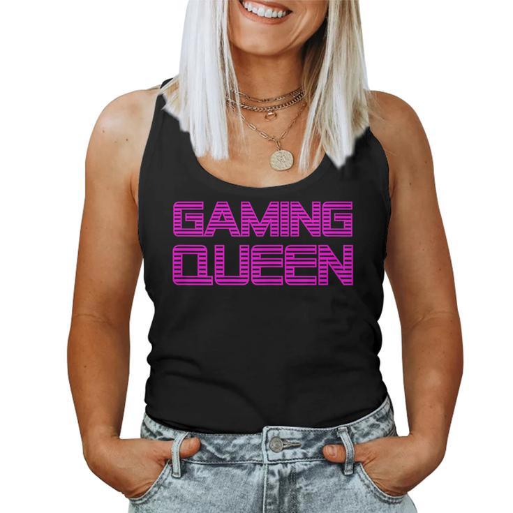 Gaming Queen Nerd Girl Amoureux De Jeuxidéo Rose Débardeur pour femme
