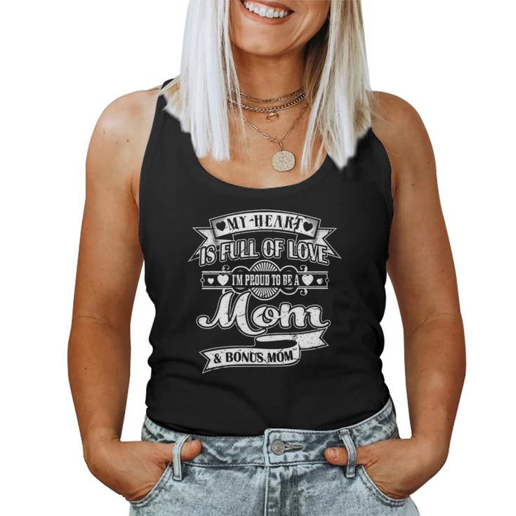My Heart Is Full Of Love Proud Mom Christmas Ideas For Mom Women Tank Top