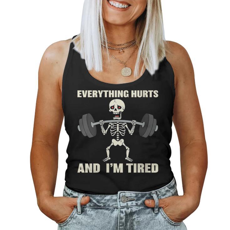 Humor Fitness Y Gimnasio Regalo Divertido Para Deportistas Cuello Camiseta sin mangas para mujer