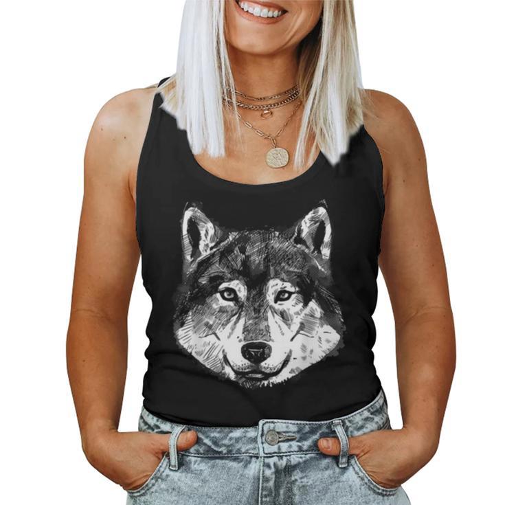 Motif Loup Mignon Pour Homme Enfant Amoureux Des Loups Débardeur pour femme