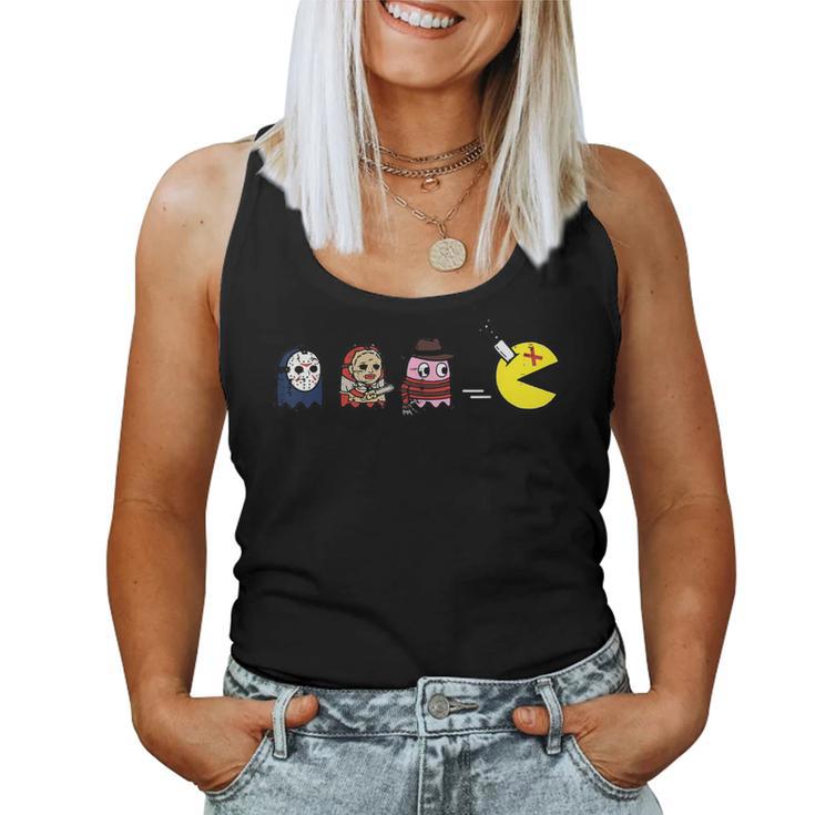 Retro Arcade Game Horror Movie Ghosts Costume Kids Women Tank Top