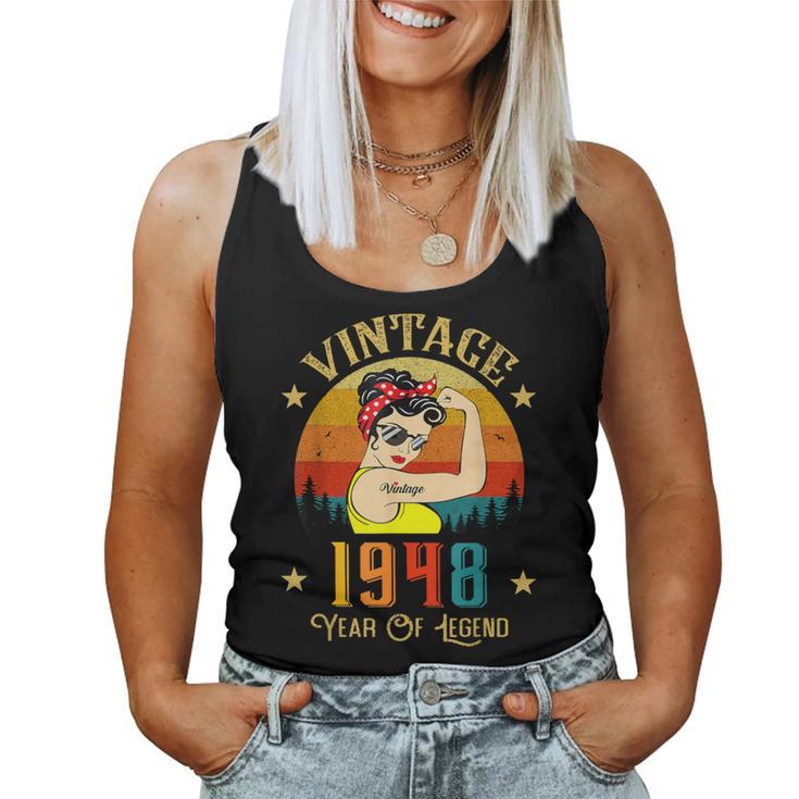 Vintage 1948 Anniversaire S 78 Ans Drôleintage 1948 Débardeur pour femme