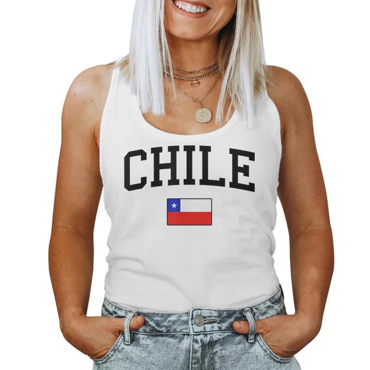 Bandera De Chile Hombres Es Niños Chile Camiseta sin mangas para mujer