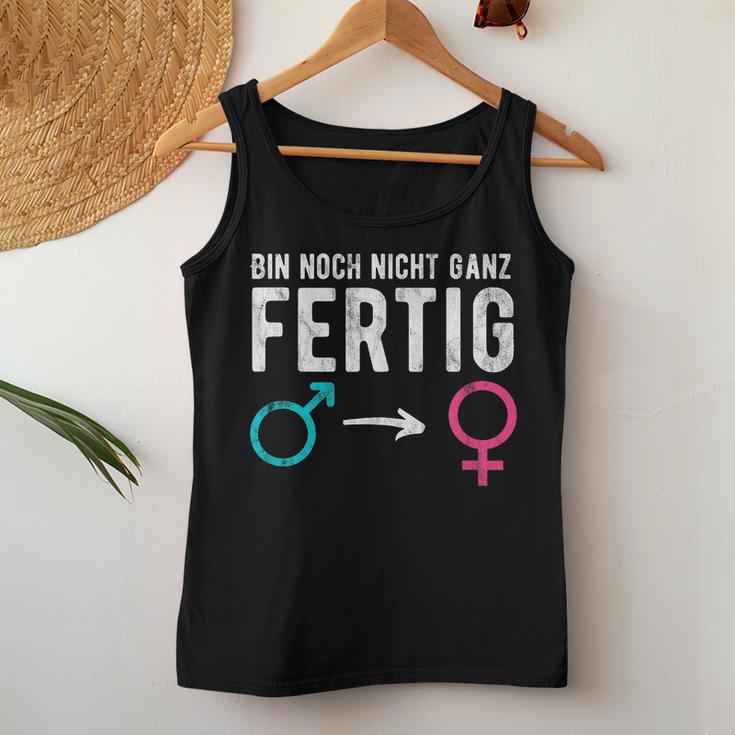 男性から女性へのトランスジェンダーlgbt レディースタンクトップ 面白い贈り物