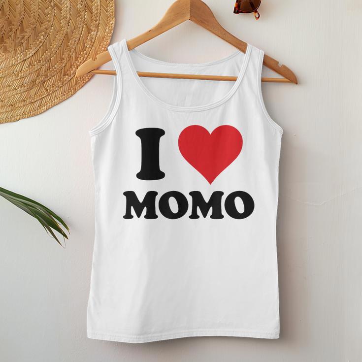 I Heart Momo ファーストネーム I Love パーソナライズ レディースタンクトップ 面白い贈り物