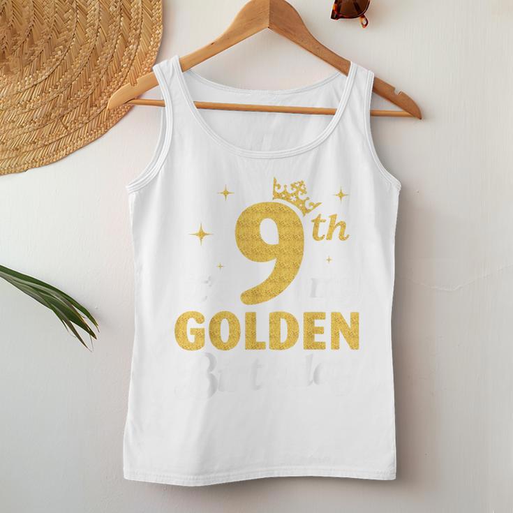 It's My 9Th Golden Birthday Happy 9歳から男の子、女の子へ レディースタンクトップ 面白い贈り物