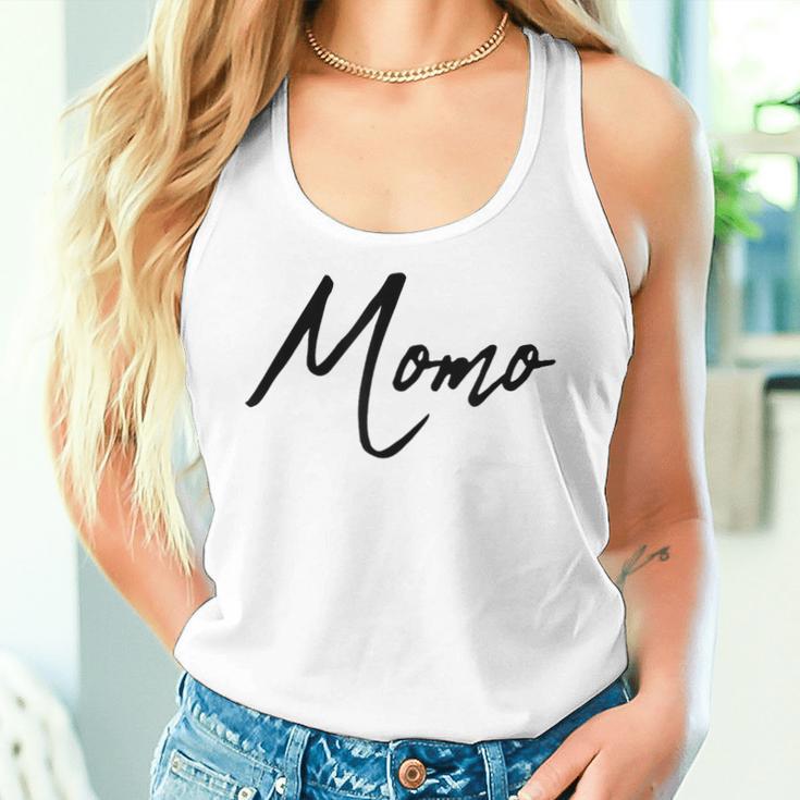 Beautiful Handwritten Font Momo Calligraphy レディースタンクトップ 彼女への贈り物