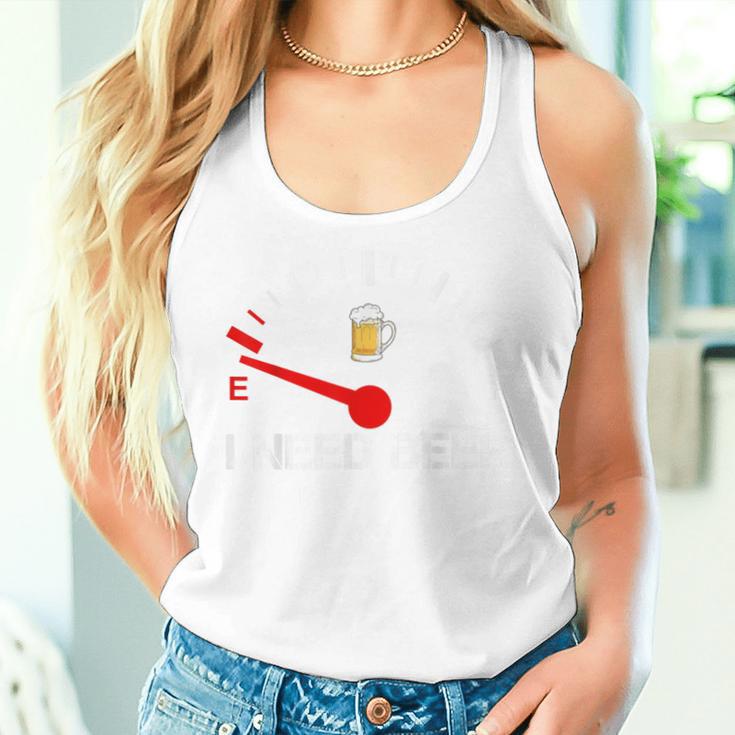 I Need A Beer おもしろ飲料燃料走行距離計 I Need Beer レディースタンクトップ 彼女への贈り物