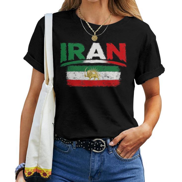 Iran Lionun Flagiranpersianflag Of Iran 長袖tシャツ レディースTシャツ