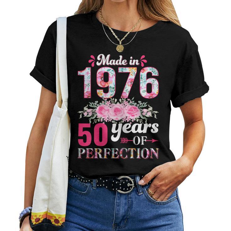 Made In 1976Intage 50Ème Anniversaire 50 Ans Cadeau T-shirt femme