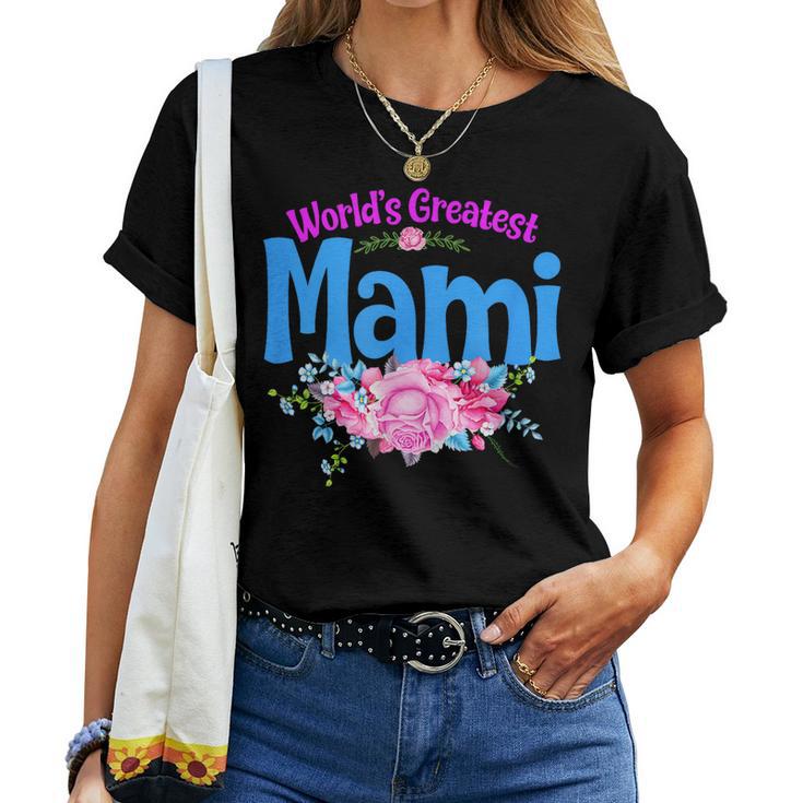 世界一偉大なマミさん-おばあちゃん レディースTシャツ
