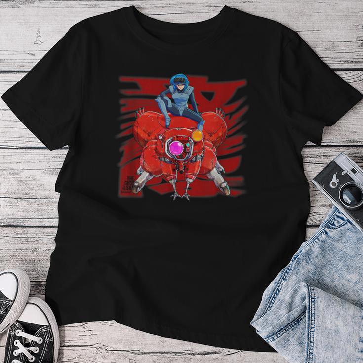 Amazon限定デザインmotoko Fuchikoma レディースTシャツ 面白い贈り物