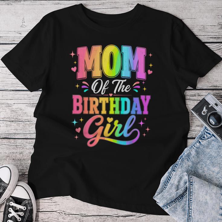 Mom Of The Birthday Girl Matching Family Party Women T-shirt Funny Gifts