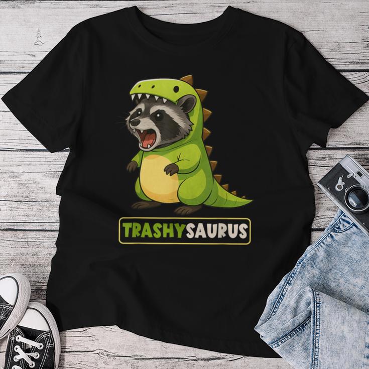 アライグマ 恐竜 コスチューム トレックス トラッシーサウルス 男の子 女の子 キッズ レディースTシャツ 面白い贈り物