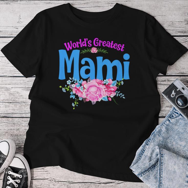 世界一偉大なマミさん-おばあちゃん レディースTシャツ 面白い贈り物