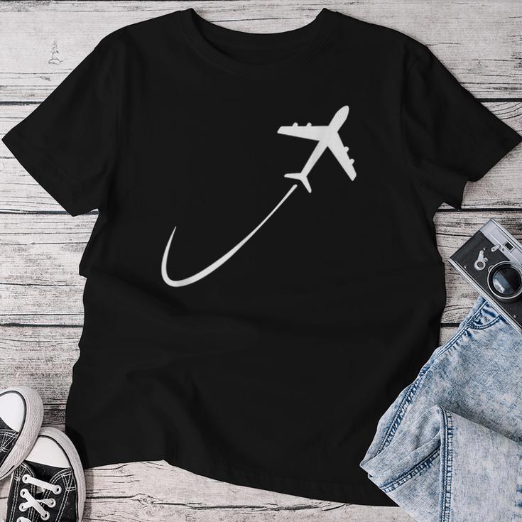 飛行機 飛行機 恋人 パイロットギフト 男性 女性 キッズ 男の子 女の子 レディースTシャツ 面白い贈り物