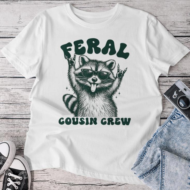 Retro Feral Cousin Crew Summer Vacation Kids Boys Girls Women T-shirt Funny Gifts