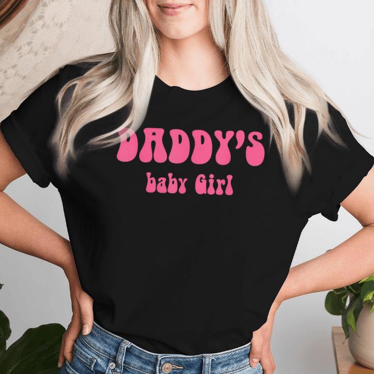 Abbigliamento Baby Girl Di Papà Maglietta da donna Regalos para ella