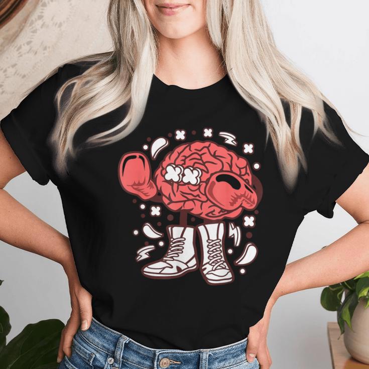 Divertente Boxertampa Grafica Con Cervello Regalo Per Uomini Donne Bambini Papà Mamma Maglietta da donna Regalos para ella