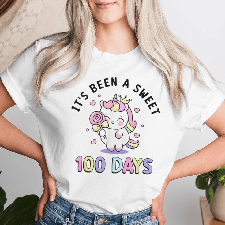 It's Been Aweet 100 Days Ofchool コスチューム ガールズ ユニコーン レディースTシャツ 彼女への贈り物