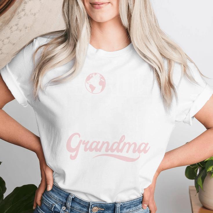メンズ 世界一のおばあちゃん ドライ レディースTシャツ 彼女への贈り物