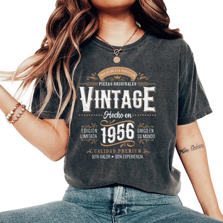 70º Cumpleaños Regalo 70 Años Hombre Intage 1956 Camiseta extragrande cómoda para mujer