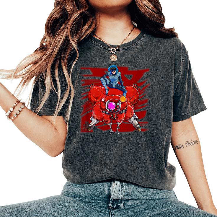 Amazon限定デザインmotoko Fuchikoma レディースオーバーサイズコンフォートTシャツ
