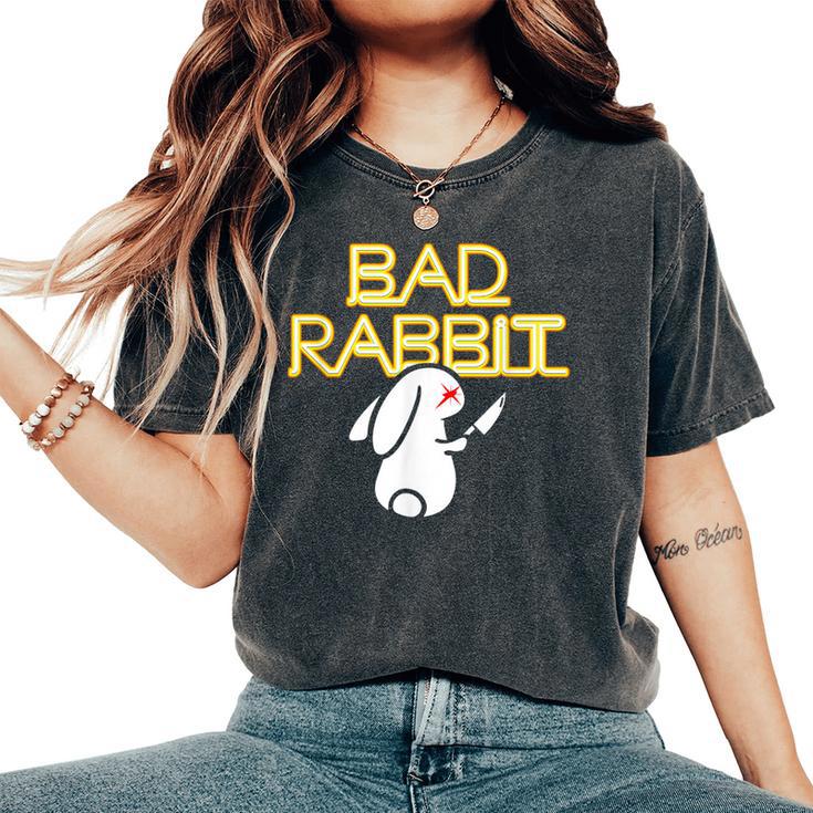 Bad Rabbit Bunny Avec Couteau Hater T-shirt oversize confortable pour femme