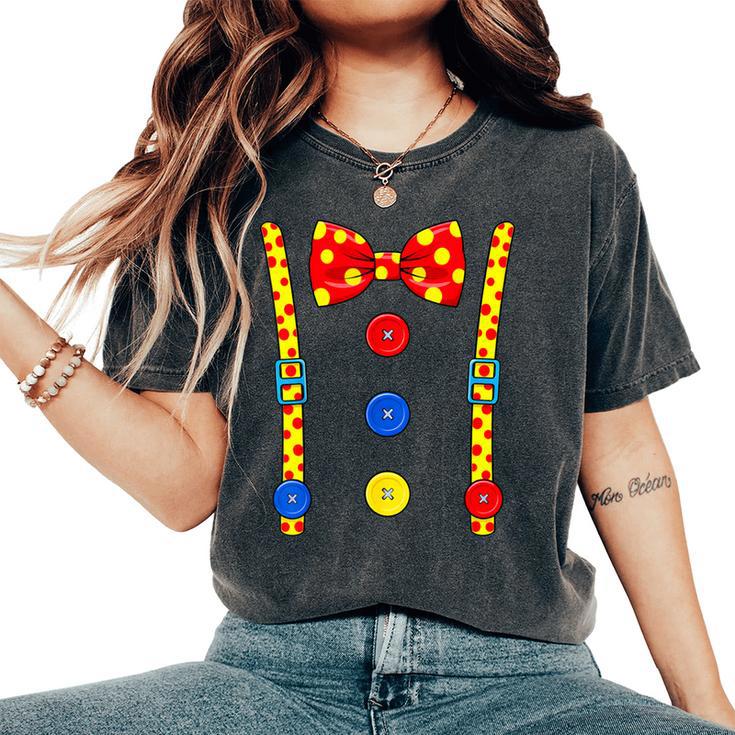 Clown Costume Halloween Circus Clown Matching Kids Women's Oversized Comfort T-Shirt