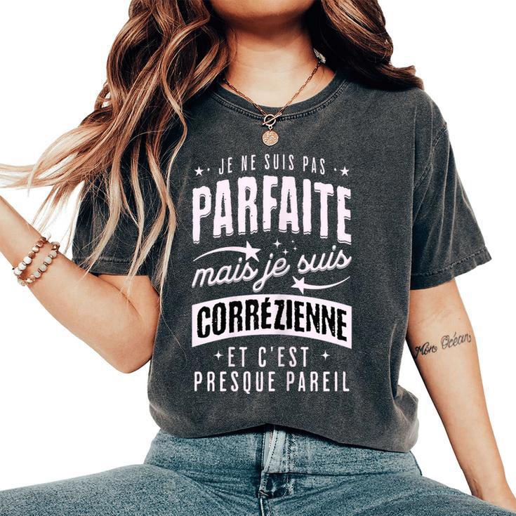 Jeuis Corrézienne Drôle Cadeau Corrézienne Corrèze T-shirt oversize confortable pour femme