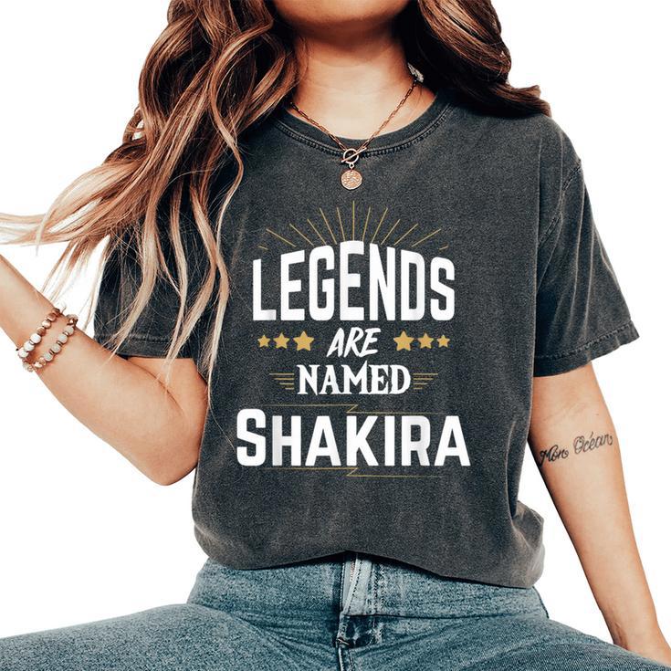 Las Leyendase Llamanhakira Camiseta extragrande cómoda para mujer
