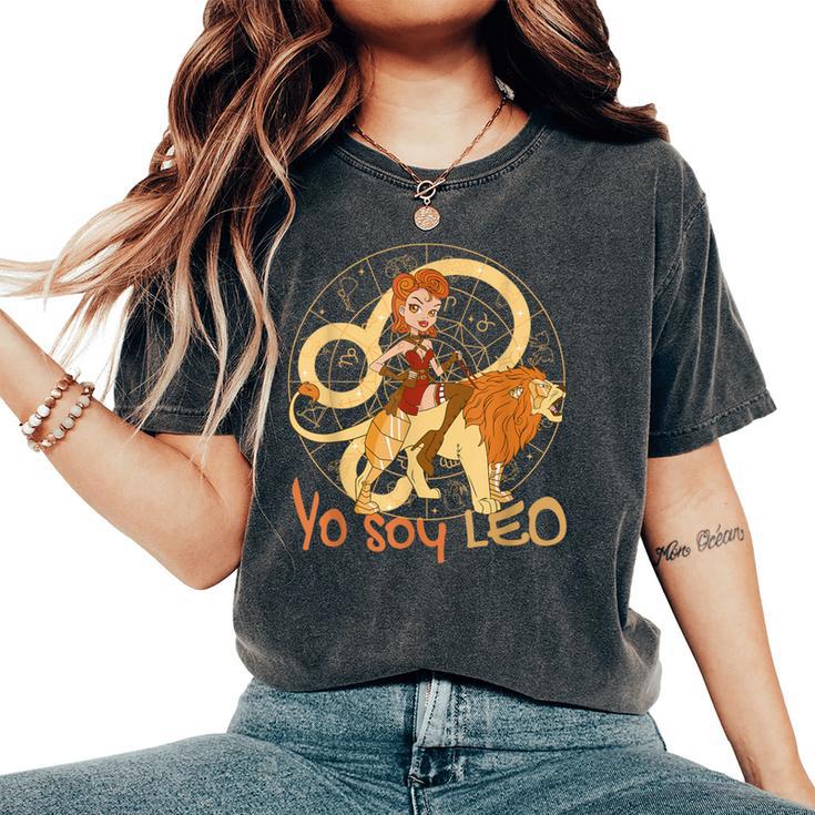 Leo -Igno Zodiaco Leo- Regalo Es Niñas Hoscopo Leo Camiseta extragrande cómoda para mujer