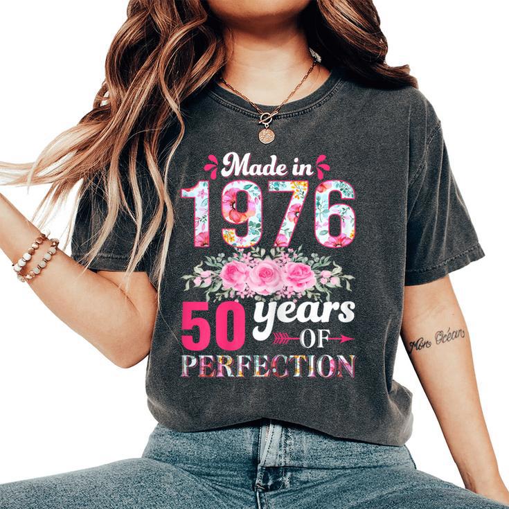 Made In 1976Intage 50Ème Anniversaire 50 Ans Cadeau T-shirt oversize confortable pour femme