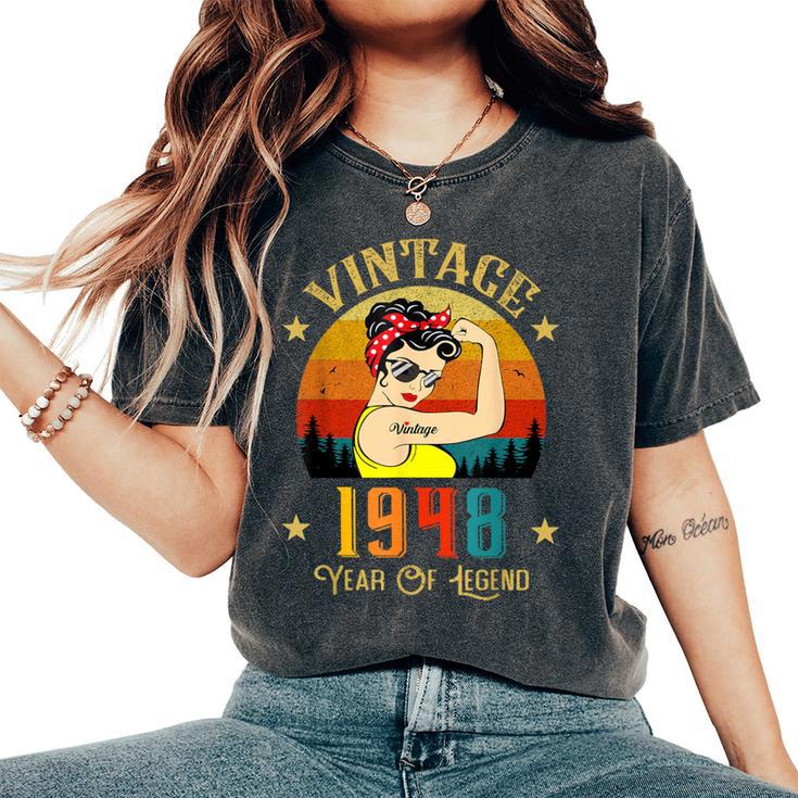 Vintage 1948 Anniversaire S 78 Ans Drôleintage 1948 T-shirt oversize confortable pour femme