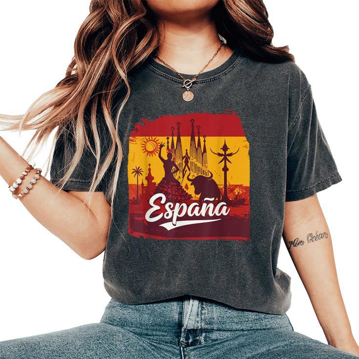 スペイン 女性 フラメンコ スペイン闘牛 男性 レディースオーバーサイズコンフォートTシャツ